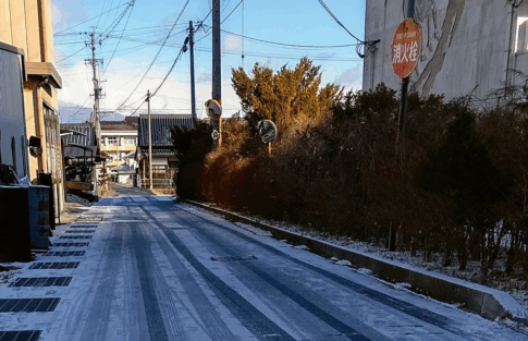 ホシノマチ団地裏側